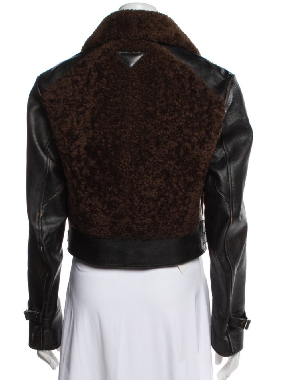 Prada Leather and shearling Jacket - Picture 2 of 3